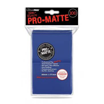 Ultra Pro Pro-Matte Standard Deck Protector Sleeves Blue (100)