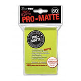 Ultra Pro Pro-Matte Standard Deck Protector Sleeves Bright Yellow (50)