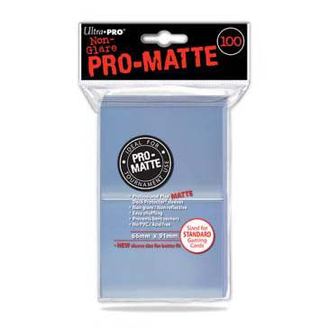 Ultra Pro Pro-Matte Standard Deck Protector Sleeves Clear (100)