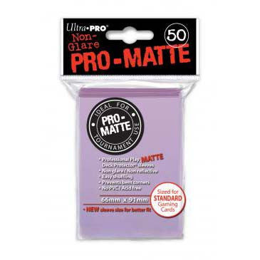 Ultra Pro Pro-Matte Standard Deck Protector Sleeves Lilac (50)