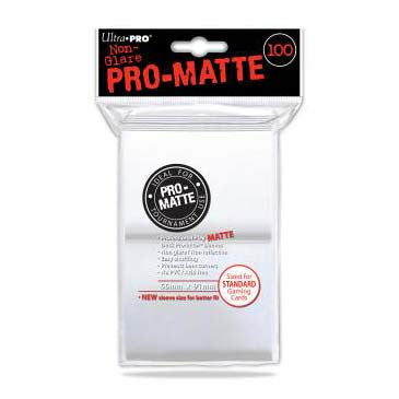 Ultra Pro Pro-Matte Standard Deck Protector Sleeves White (100)