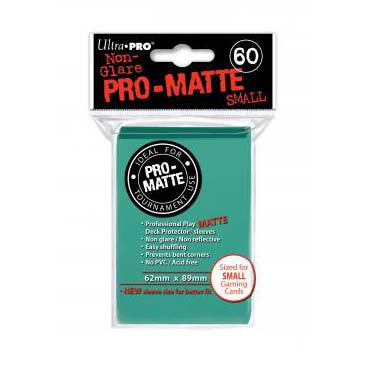Ultra Pro Pro-Matte Small Deck Protector Sleeves Aqua (60)