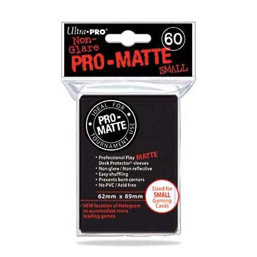 Ultra Pro Pro-Matte Small Deck Protector Sleeves Black (60)