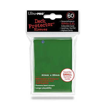 Ultra Pro Small Deck Protector Sleeves Green (60)