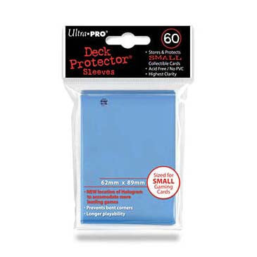 Ultra Pro Small Deck Protector Sleeves Light Blue (60)