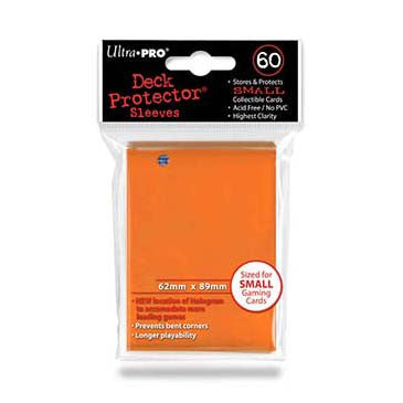 Ultra Pro Small Deck Protector Sleeves Orange (60)
