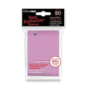 Ultra Pro Small Deck Protector Sleeves Pink (60)