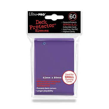 Ultra Pro Small Deck Protector Sleeves Purple (60)