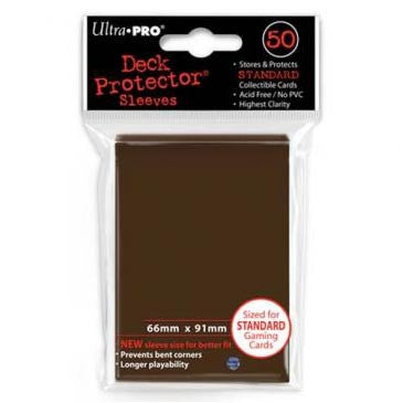 Ultra Pro Standard Deck Protector Sleeves Brown (50)