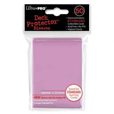 Ultra Pro Standard Deck Protector Sleeves Pink (50)