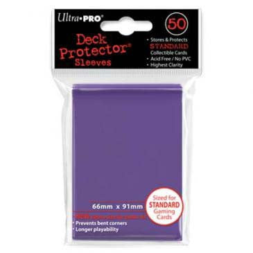 Ultra Pro Standard Deck Protector Sleeves Purple (50)
