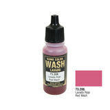 Vallejo 73.206 Game Color Wash: Red Wash, 17ml
