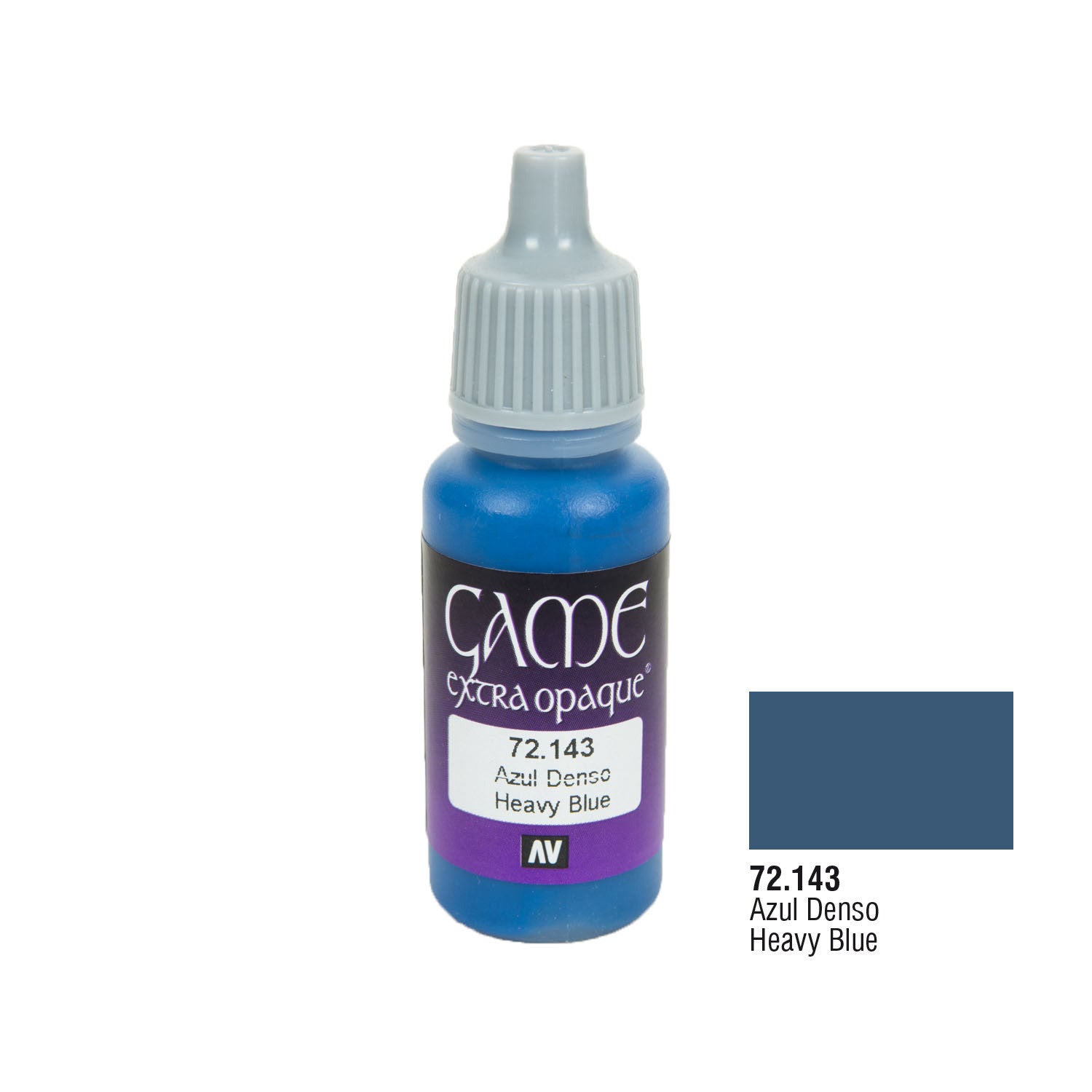 Vallejo 72.143 Game Extra Opaque: Heavy Blue, 17ml