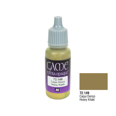 Vallejo 72.149 Game Extra Opaque: Heavy Khaki, 17ml