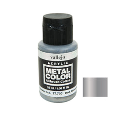 Vallejo 77.703 Metal Color: Dark Aluminium (32 ml)