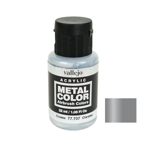 Vallejo 77.707 Metal Color: Chrome (32 ml)