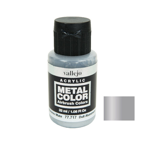 Vallejo 77.717 Metal Color: Dull Aluminium (32 ml)