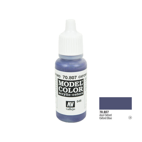 Vallejo 70.807 Model Color: Oxford Blue, 17ml