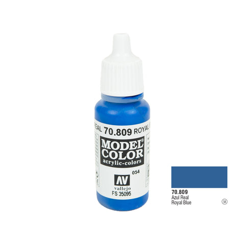 Vallejo 70.809 Model Color: Royal Blue, 17ml