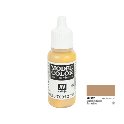 Vallejo 70.912 Model Color: Tan Yellow, 17ml