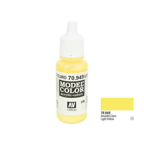 Vallejo 70.949 Model Color: Light Yellow, 17ml