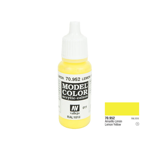 Vallejo 70.952 Model Color: Lemon Yellow, 17ml