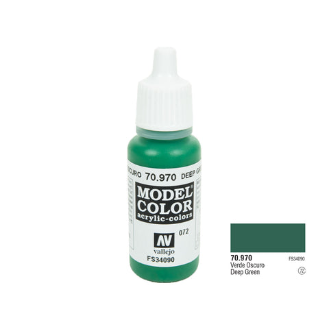 Vallejo 70.970 Model Color: Deep Green, 17ml