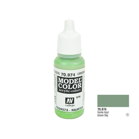 Vallejo 70.974 Model Color: Green Sky, 17ml