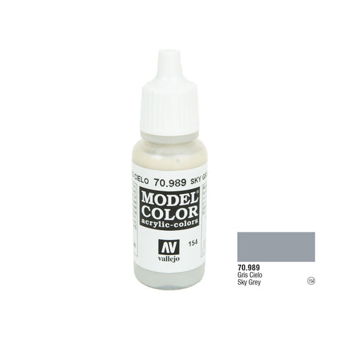 Vallejo 70.989 Model Color: Sky Grey, 17ml