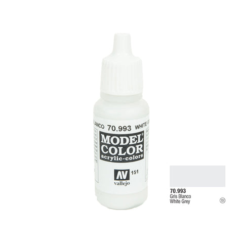 Vallejo 70.993 Model Color: White Grey, 17ml