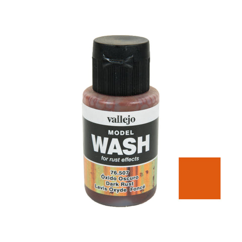 Vallejo 76.507 Model Wash: Dark Rust, 35 ml