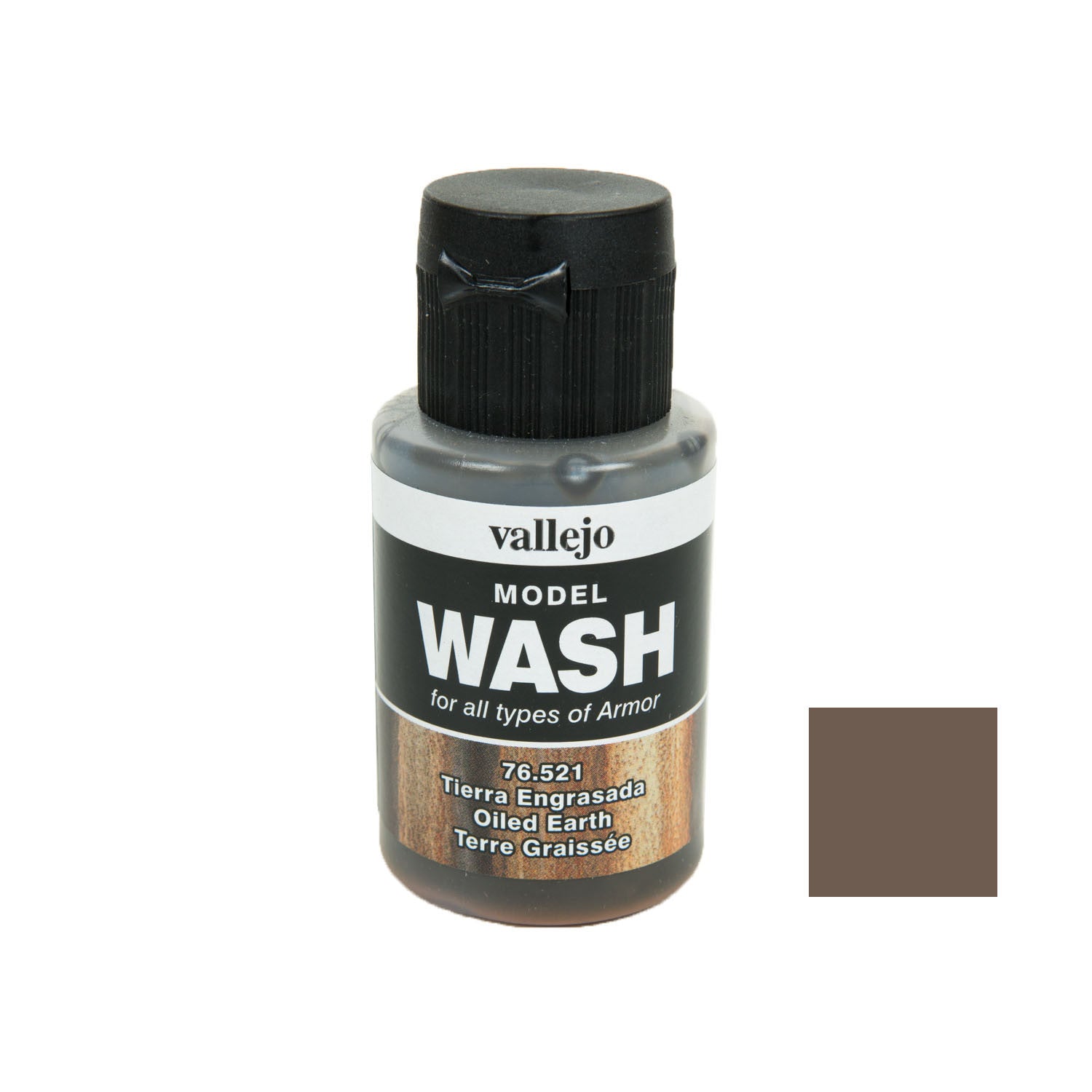 Vallejo 76.521 Model Wash: Oiled Earth, 35 ml