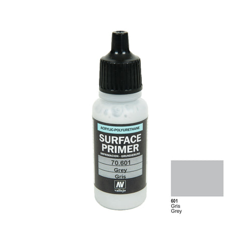 Vallejo 70.601 Surface Primer: Grey, 17ml