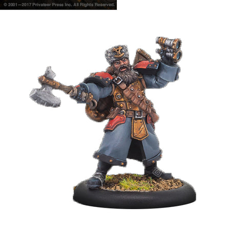 Warmachine: Khador - Winter Guard Artillery Kapitan (1)